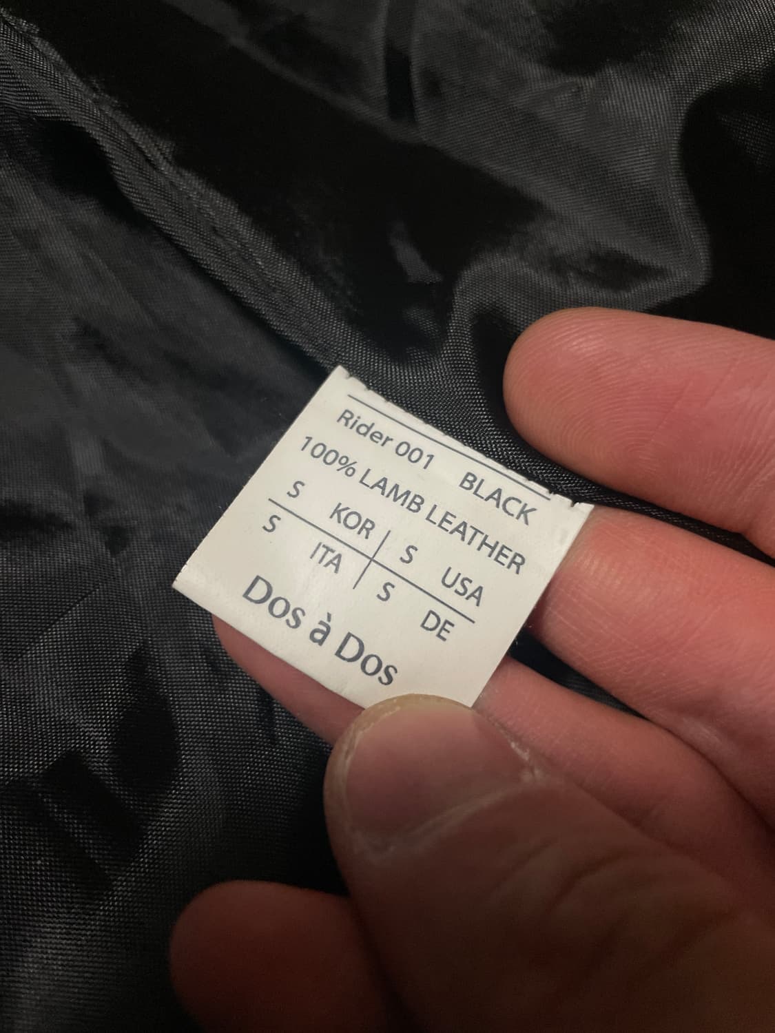 DOS A DOS 아티잔 무드 2WAY 램스킨 양가죽 레더 자켓 상품이미지8