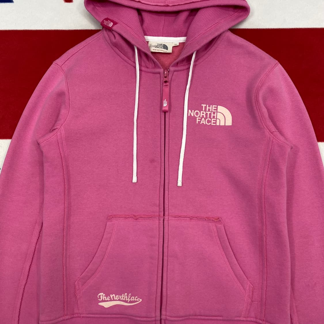 노스페이스 후드집업 여성 85 실측 55 상품이미지3