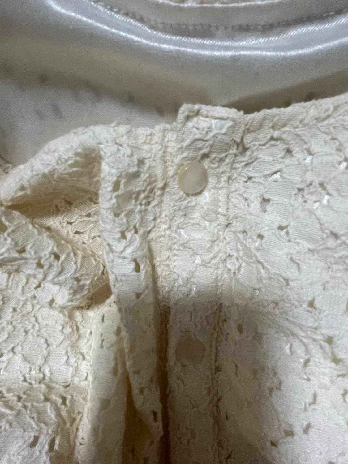 일본 빈티지 레이스 블라우스 상품이미지5