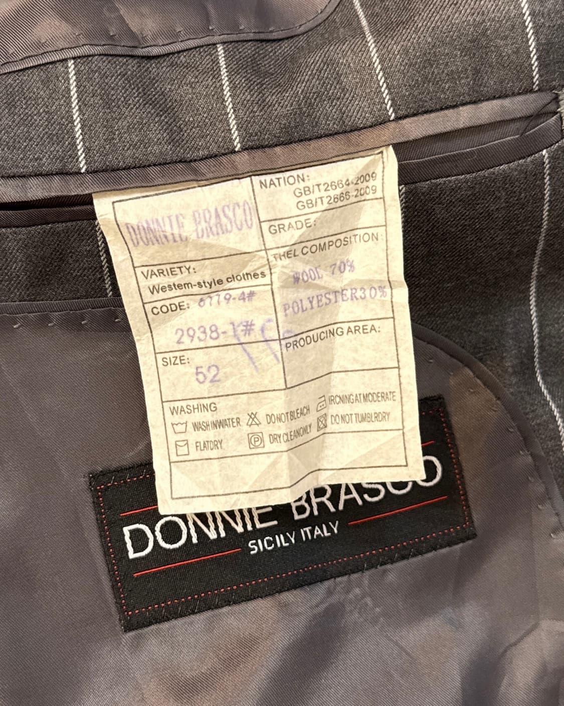 이태리 Doine Brasco 테일러드 자켓 상품이미지8