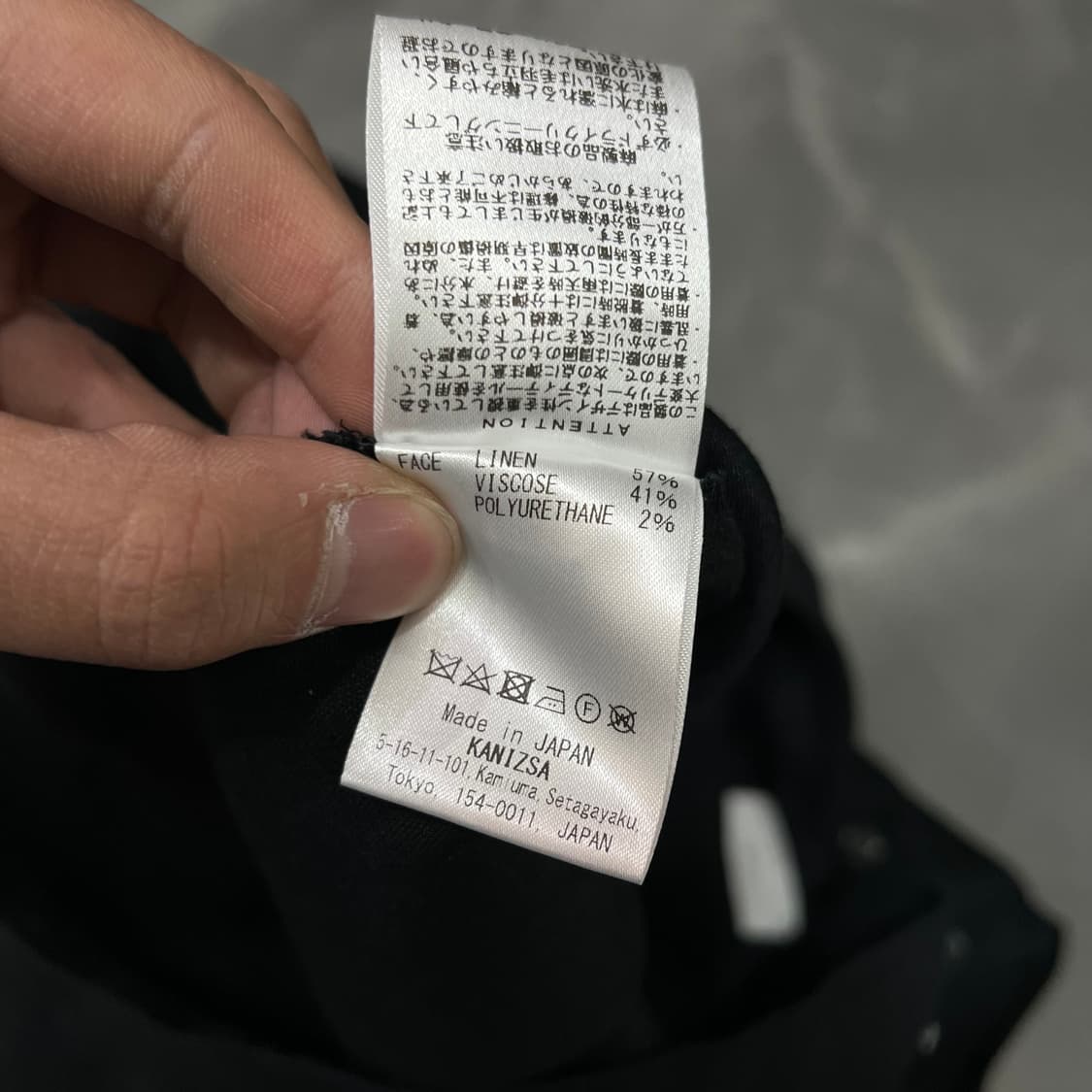  KANZISA 다크 린넨 롱 셔츠 y16184 상품이미지10