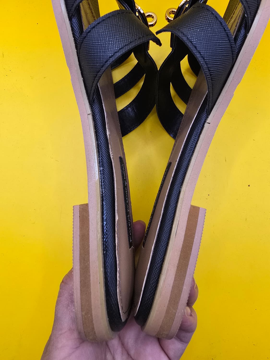 소가죽 버클장식슬리퍼255(남녀공용) 상품이미지6