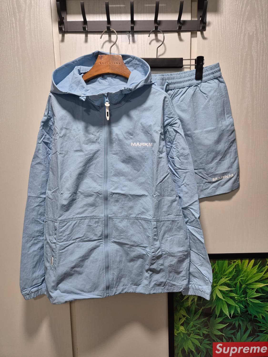 (타임세일)(새상품)MARKM 바람막이 셋업 하늘색 상품이미지1