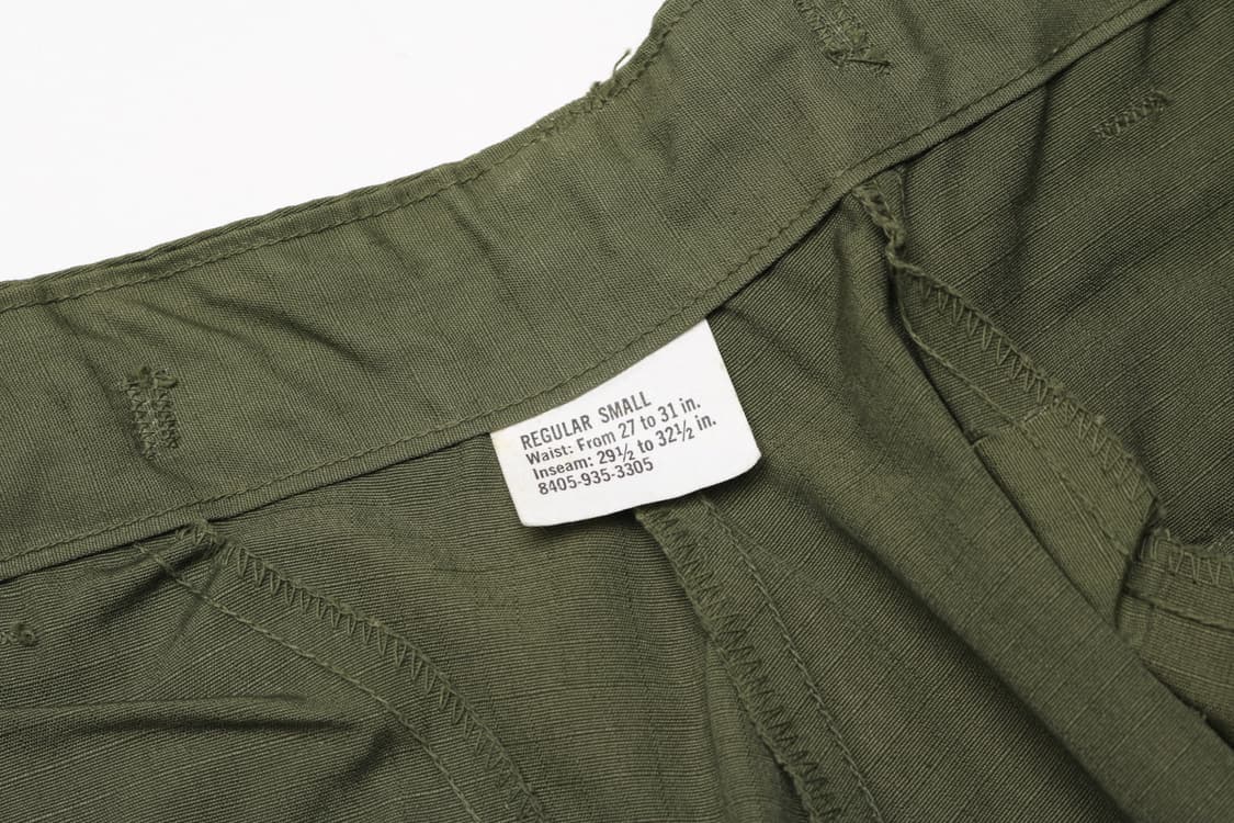 [S/R] 60's 미군 오리지널 OG-107 정글 퍼티그 팬츠 상품이미지5