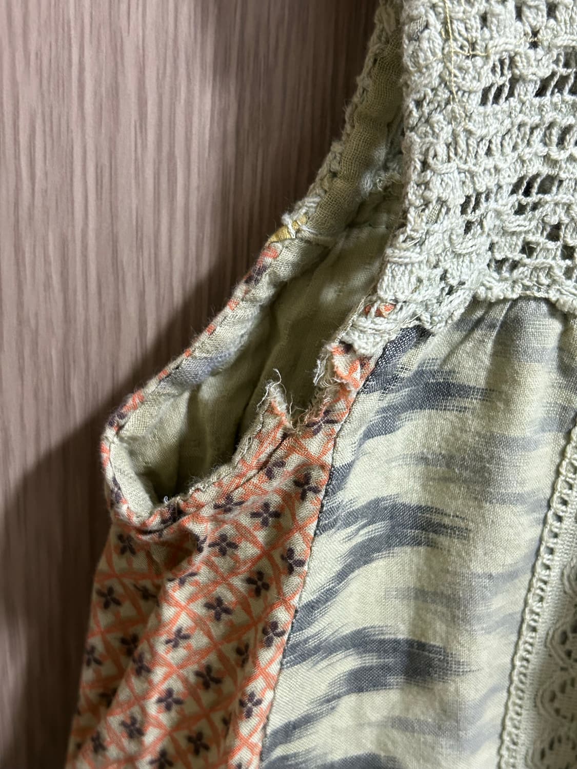 패치워크 원피스 상품이미지5