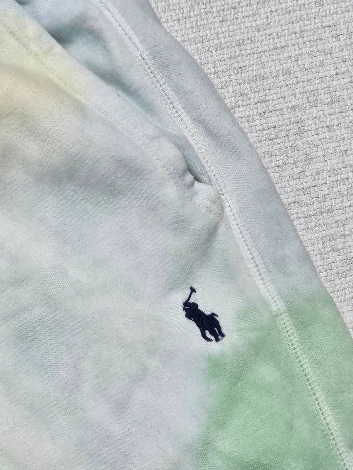 [XXL] 폴로 랄프로렌 블루 타이-다이 스웨트 하프 팬츠 상품이미지3