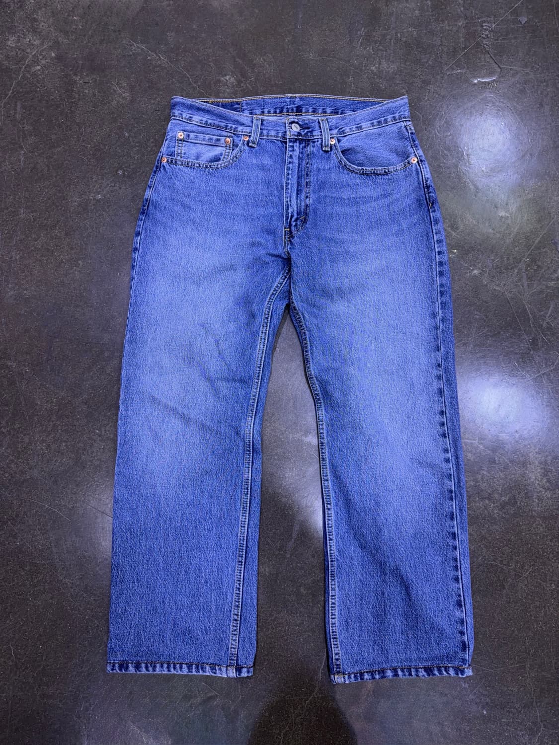 리바이스 555 릴렉스 스트레이트핏 워싱 진 데님팬츠 32 상품이미지1