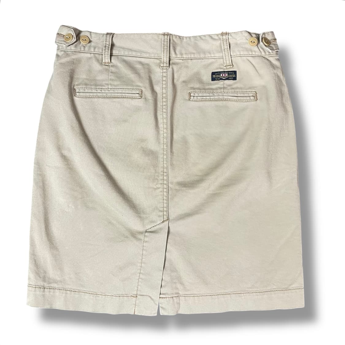 (30) 폴로진스 베이지 코튼 미니 스커트 26 상품이미지2