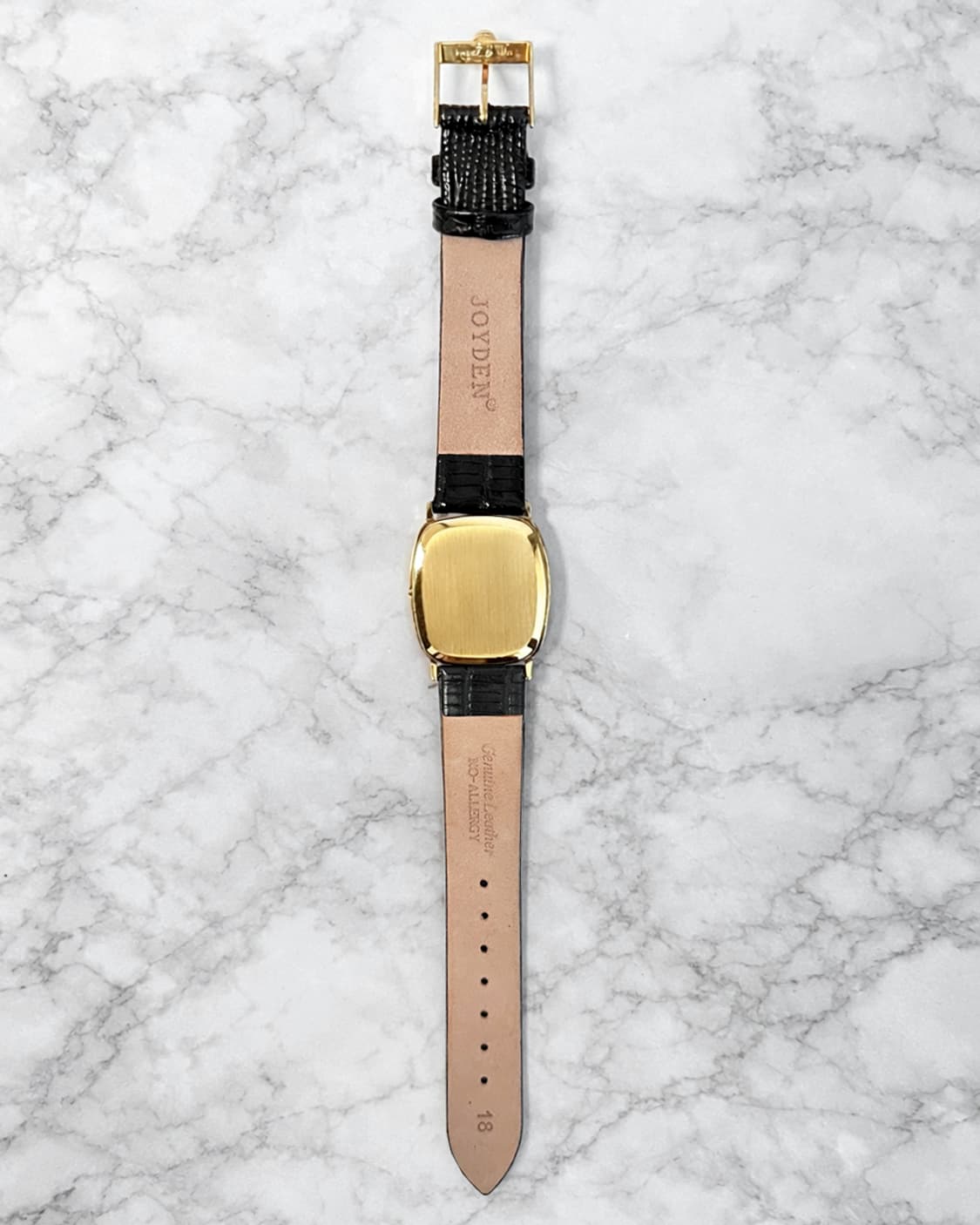 오메가 드빌 1365 남성 쿼츠 블랙 다이얼 레더워치 상품이미지7