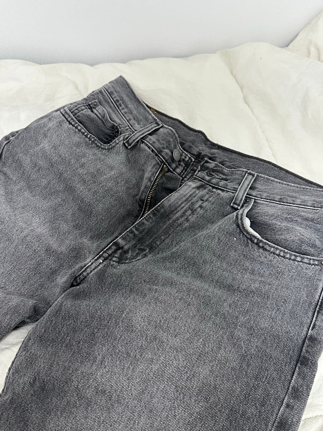 리바이스 565 흑청 데님 세미와이드 30  상품이미지4