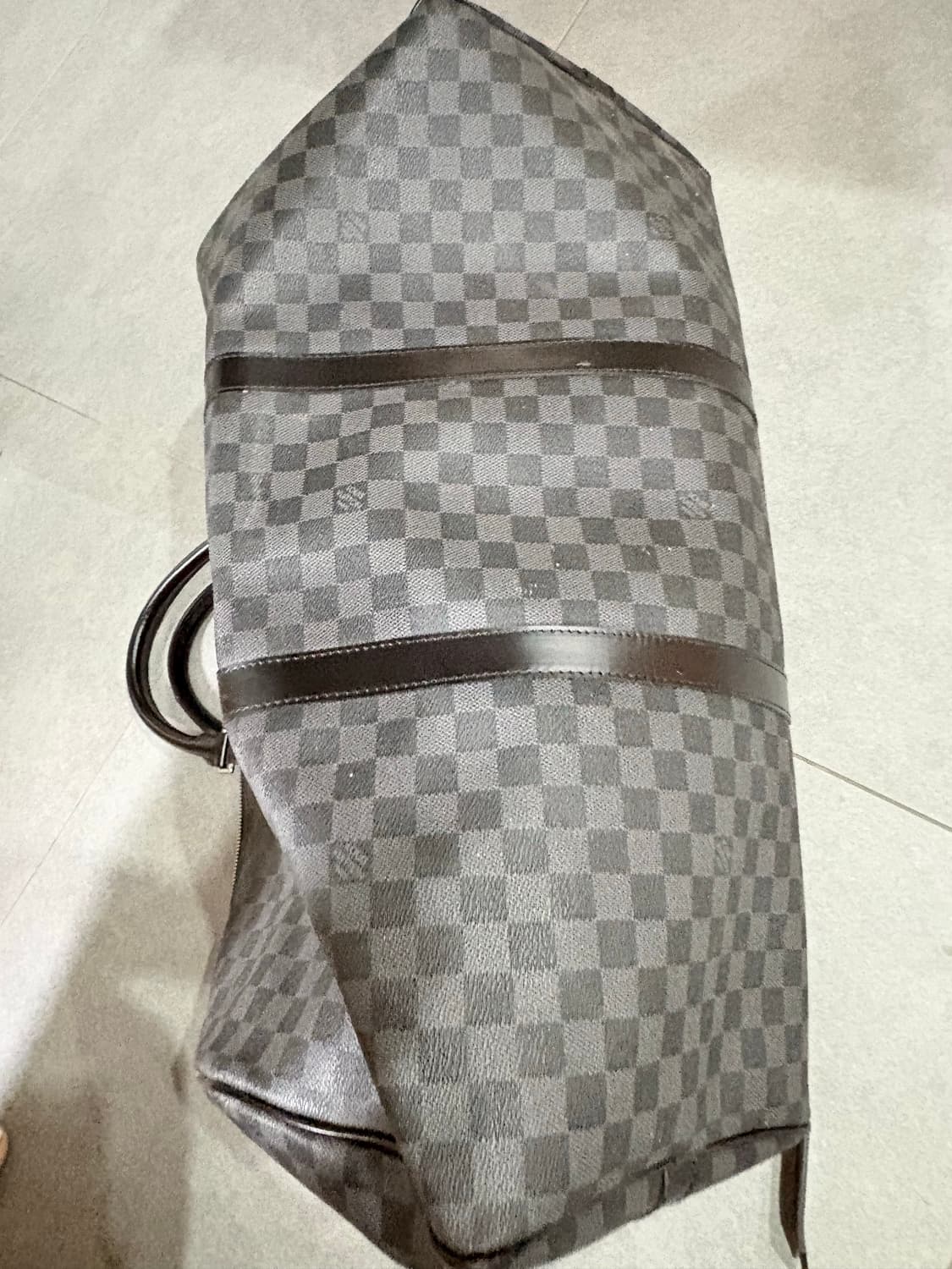 빈티지 다미에 스타일 보스턴백 (동묘구매) 상품이미지6