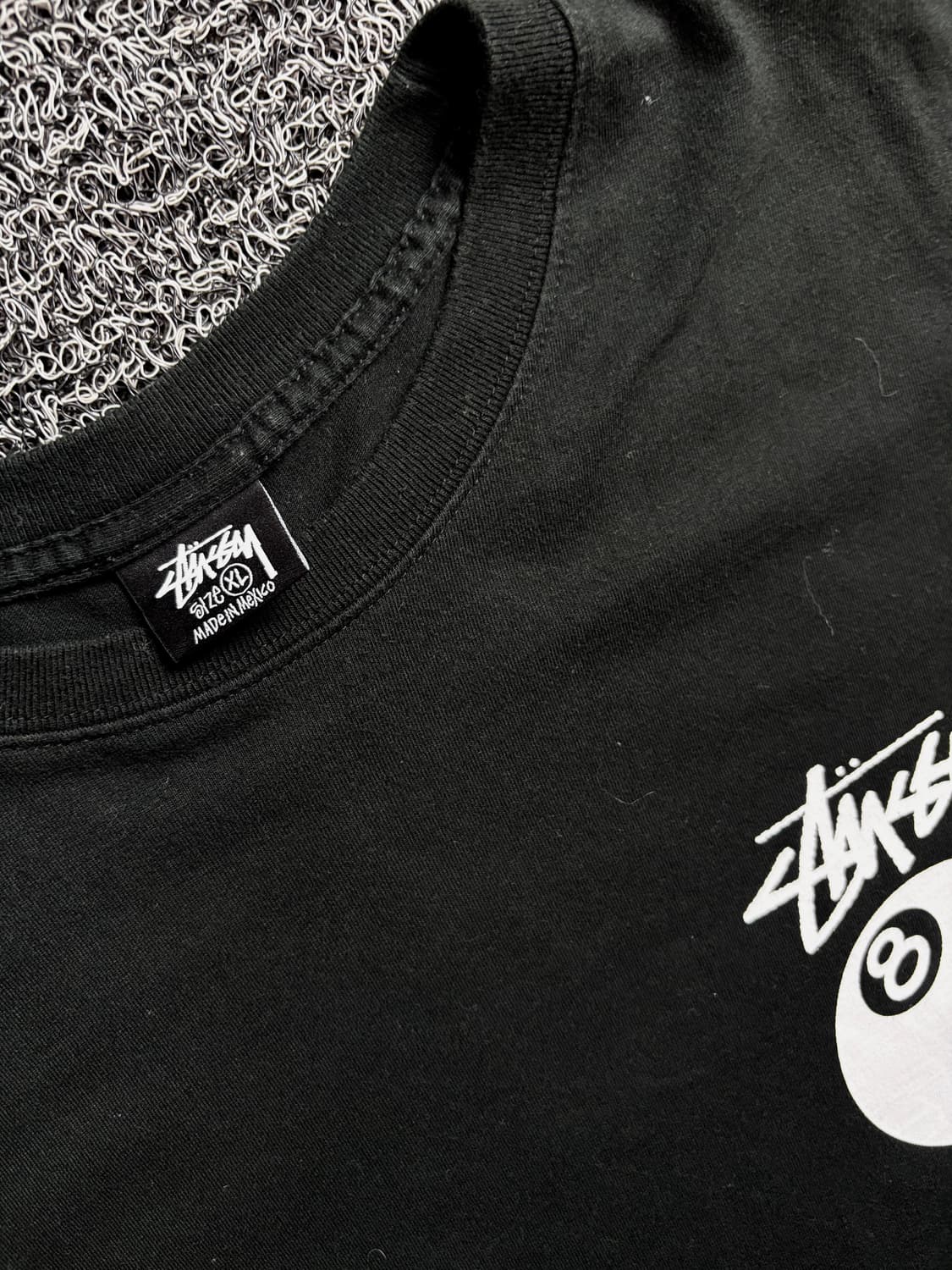 스투시 에잇볼 빅로고 박시핏 반팔 티셔츠 1443 상품이미지3