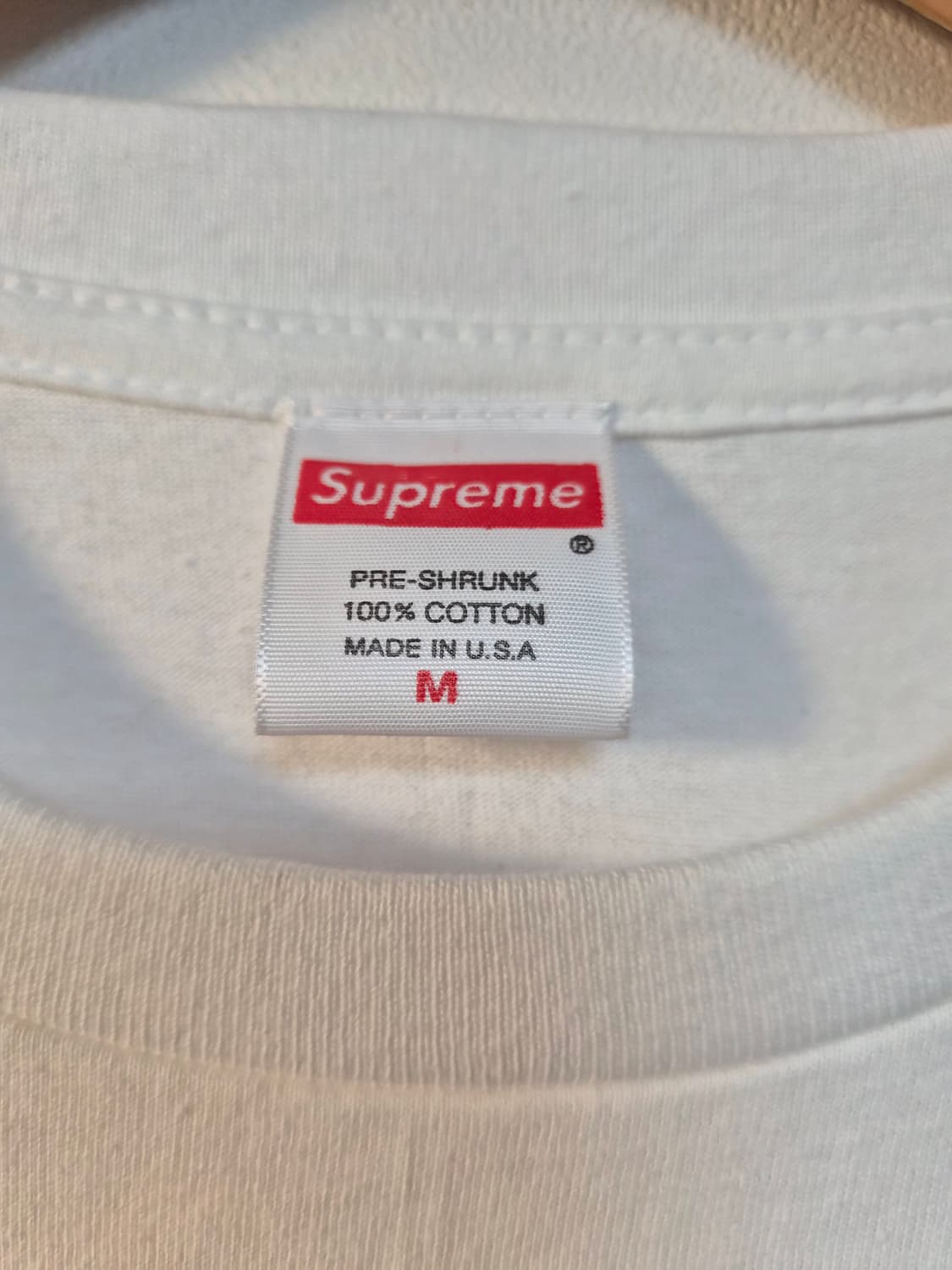슈프림supreme 로고 티셔츠 M사이즈 - T62 상품이미지4