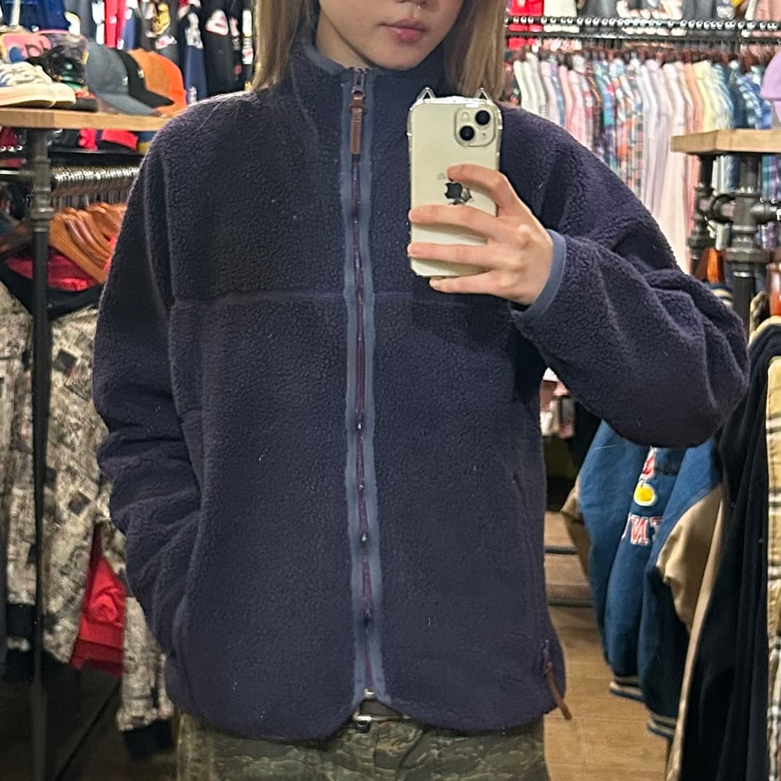 [HI] 알뉴볼드 양털 후리스 퍼플 상품이미지2