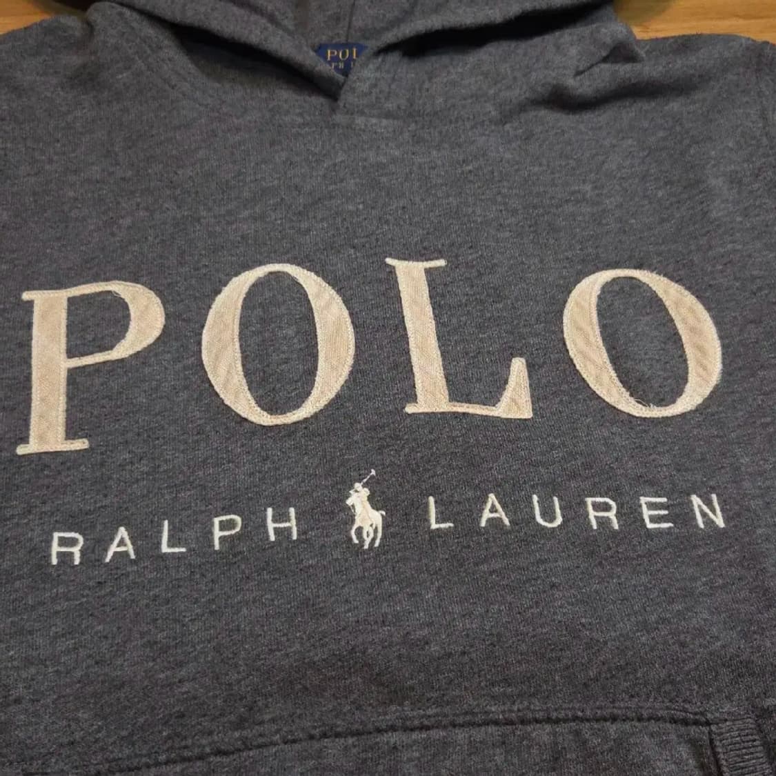폴로 랄프로렌 빅로고 후드티 (S) 상품이미지2