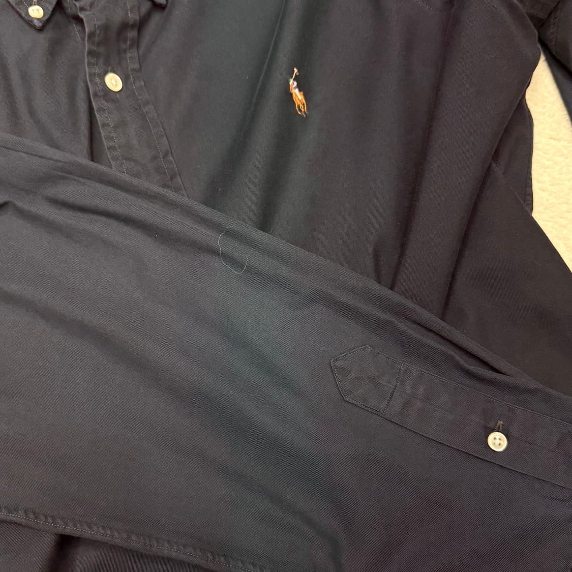 [XL] 폴로 네이비 옥스포드 셔츠 상품이미지6