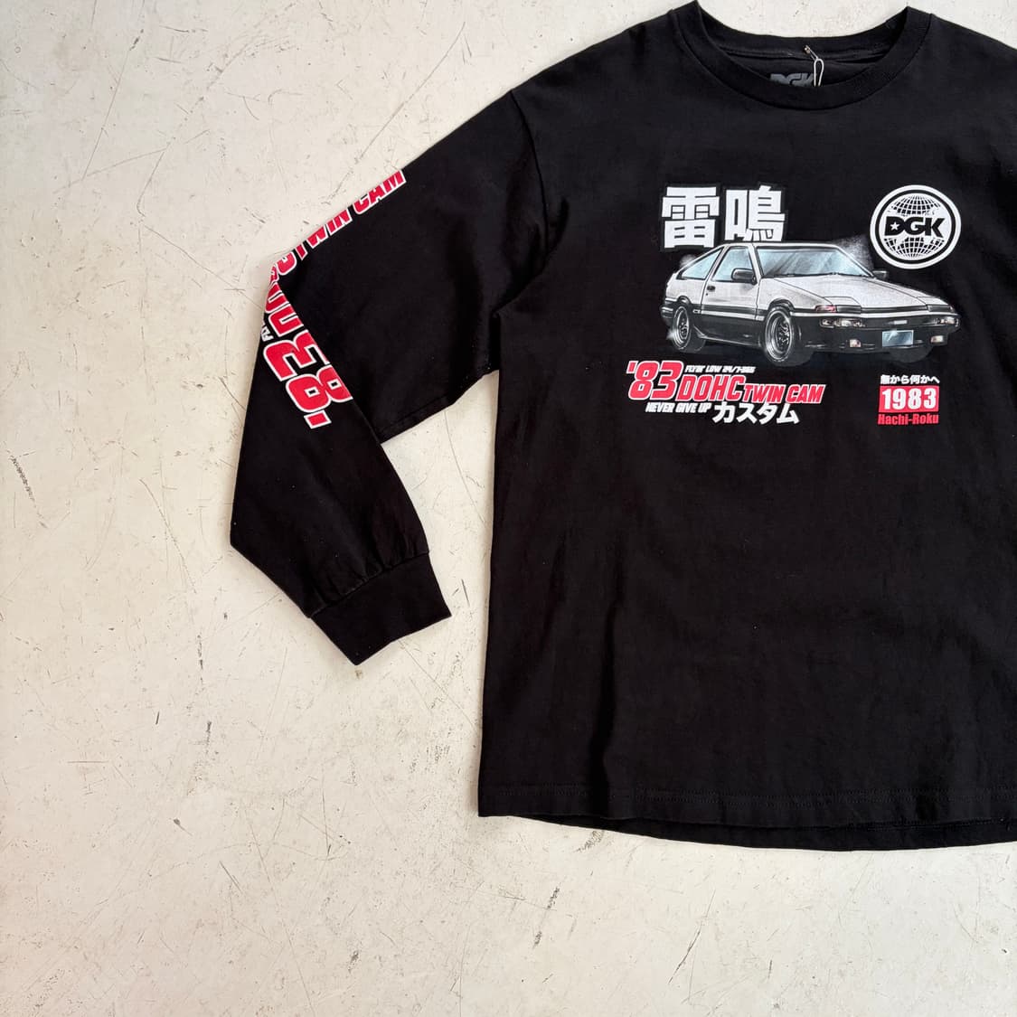 DGK 토요타 AE86 오피셜 빈티지 롱슬리브 M 상품이미지3