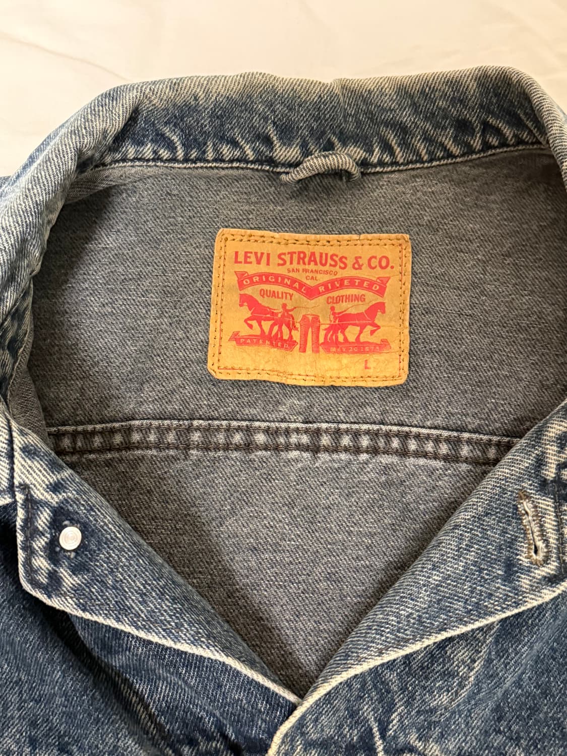 리바이스 빈티지 데님 자켓 상품이미지5