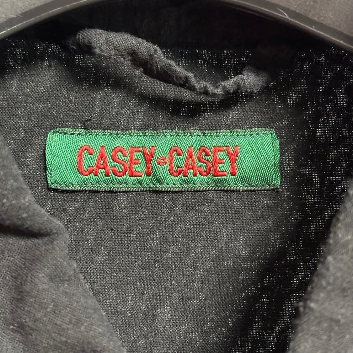 M) 케이시케이시 CASEY CASEY 블랙 셔츠 상품이미지3