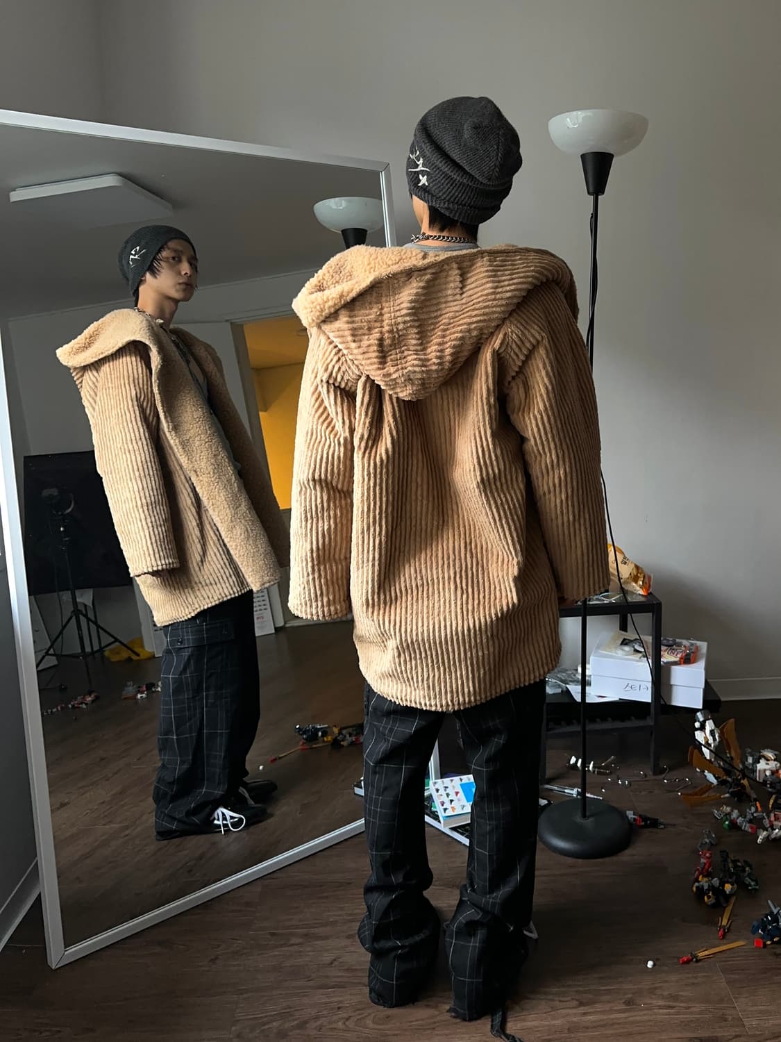 Indio 헤비 코듀로이 후디 자켓 상품이미지6