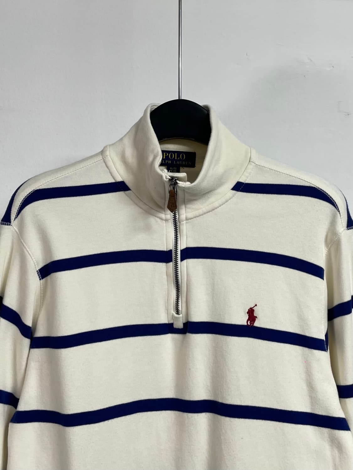 폴로 랄프로렌 보이즈 단가라 반집업 맨투맨 (on.551) 상품이미지2