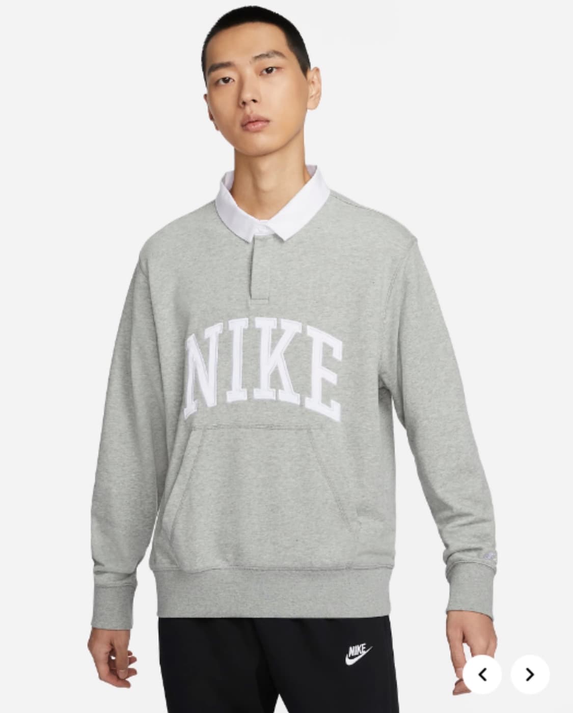 나이키 클럽 주우재 폴로 맨투맨  상품이미지2