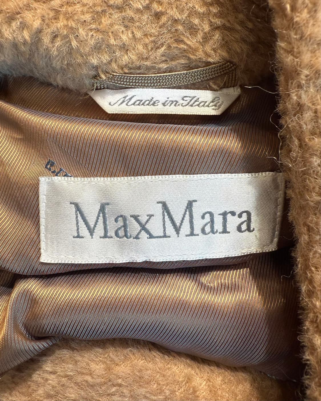 막스마라 브라운 테디 베어 더블 코트  상품이미지8