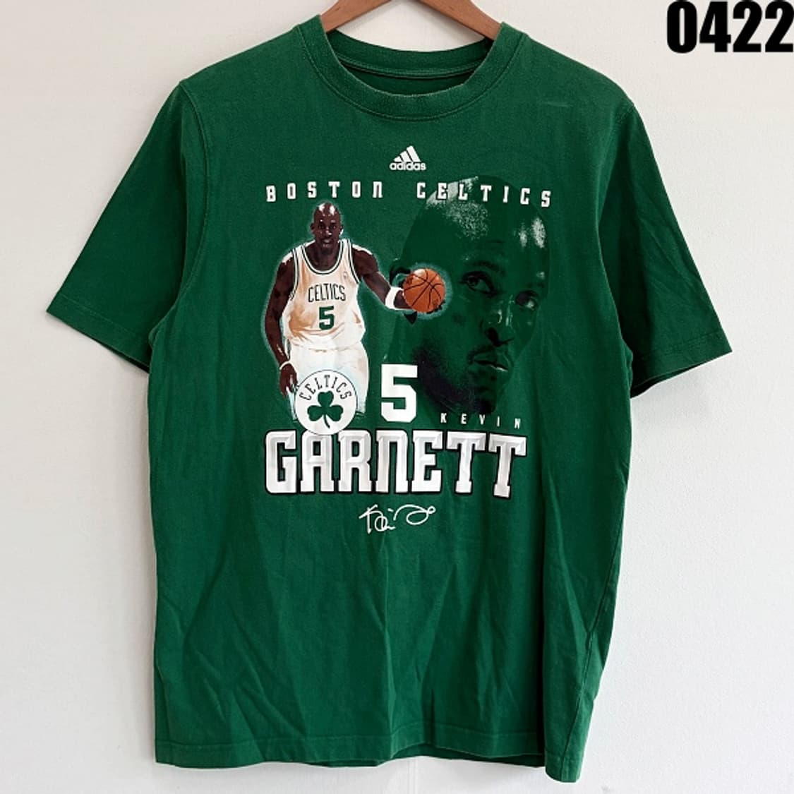 아디다스 NBA 보스턴 케빈 가넷 프린팅 반팔 티셔츠 100 0422 상품이미지1