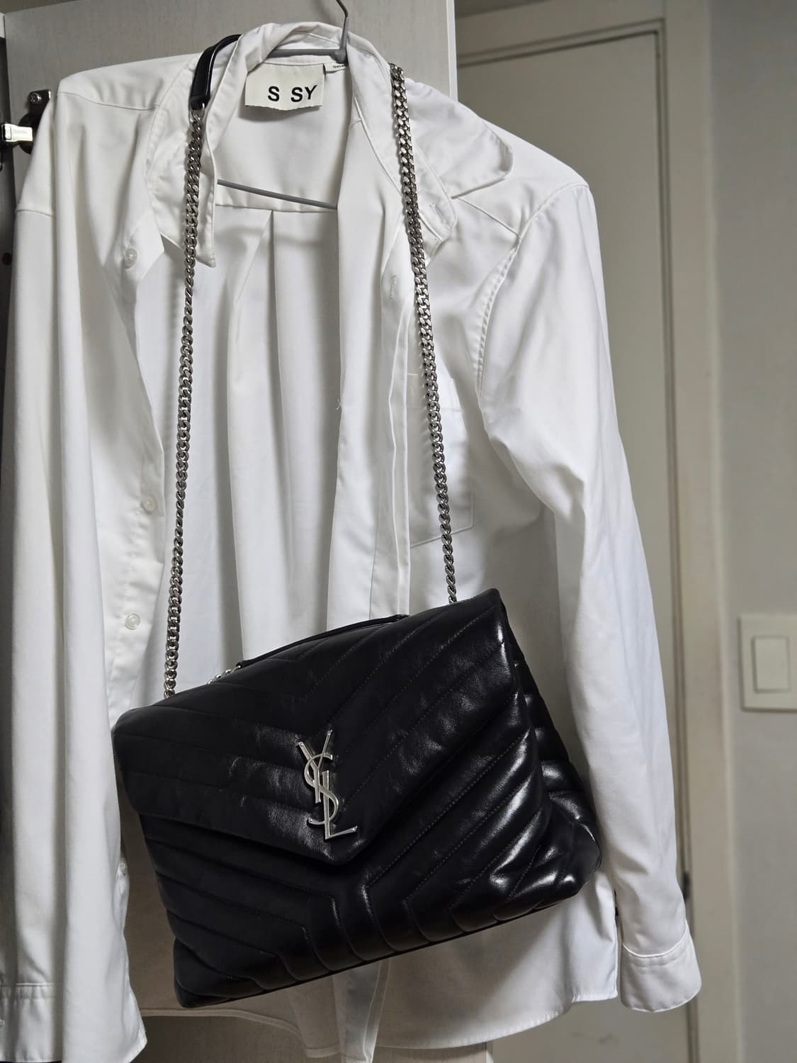 생로랑 루루 퀼팅 모노그램 미디움 미듐 숄더크로스백 상품이미지10