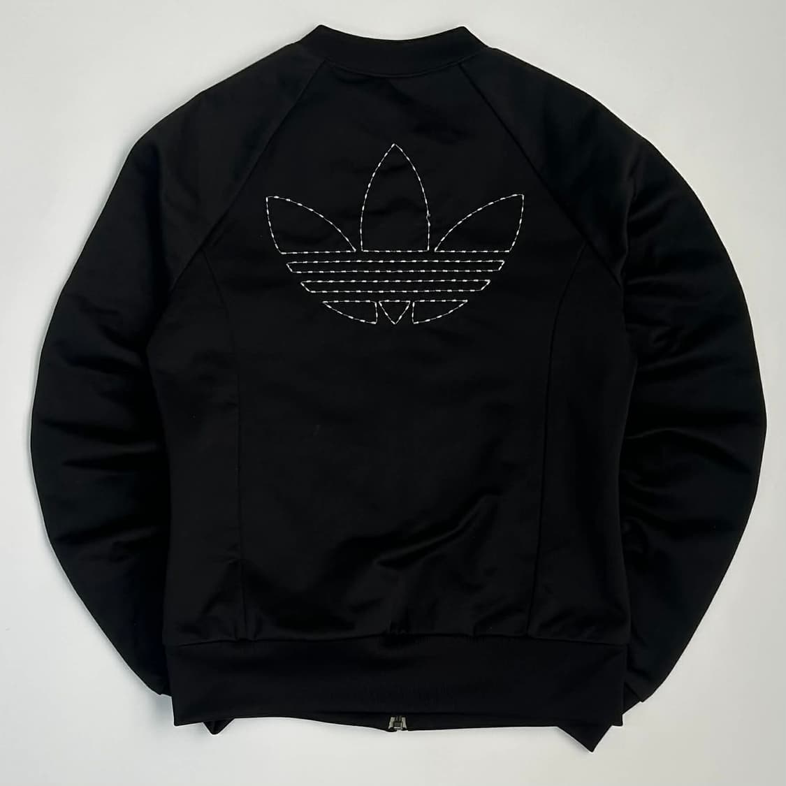 아디다스 실버 블랙 세미크롭 걸즈 트랙탑 희귀져지(90) 상품이미지5