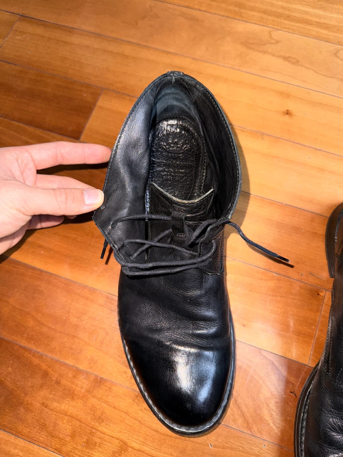 Leather boots 상품이미지5