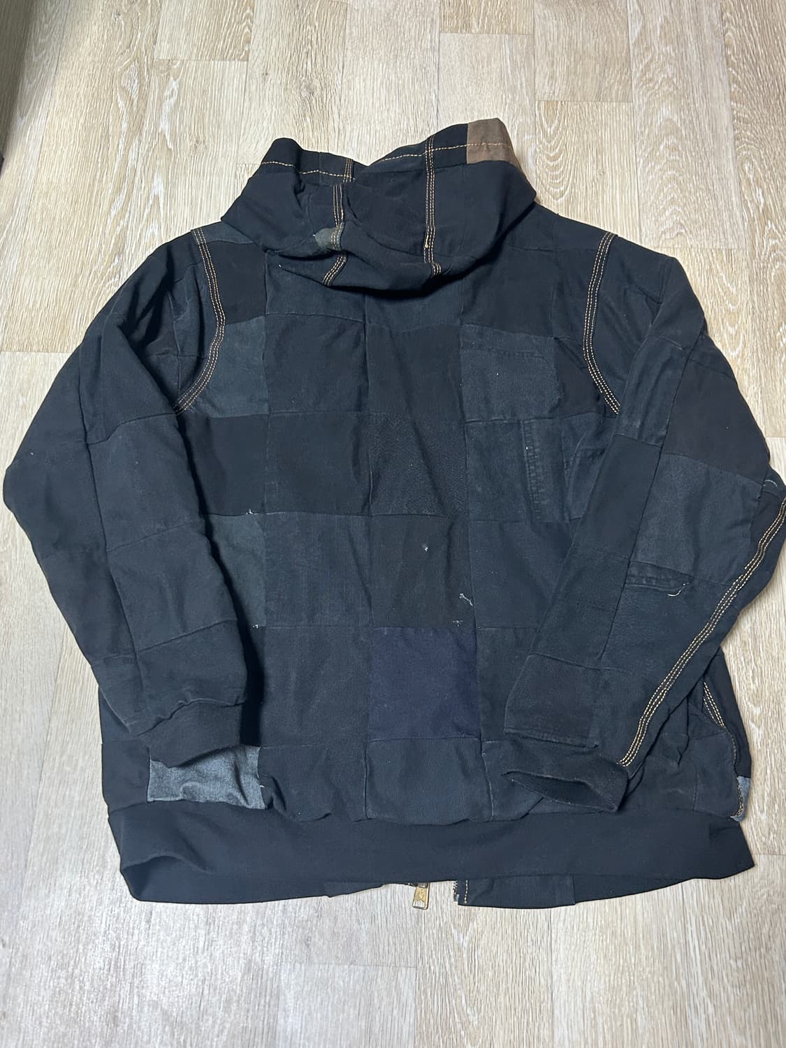 칼하트 패치워크 후드집업 상품이미지2