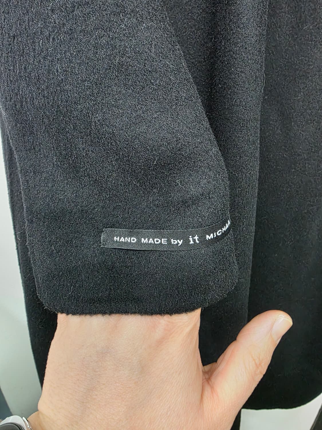 잇미샤 여성 양모 캐시미어 혼방 롱 코트 상품이미지4