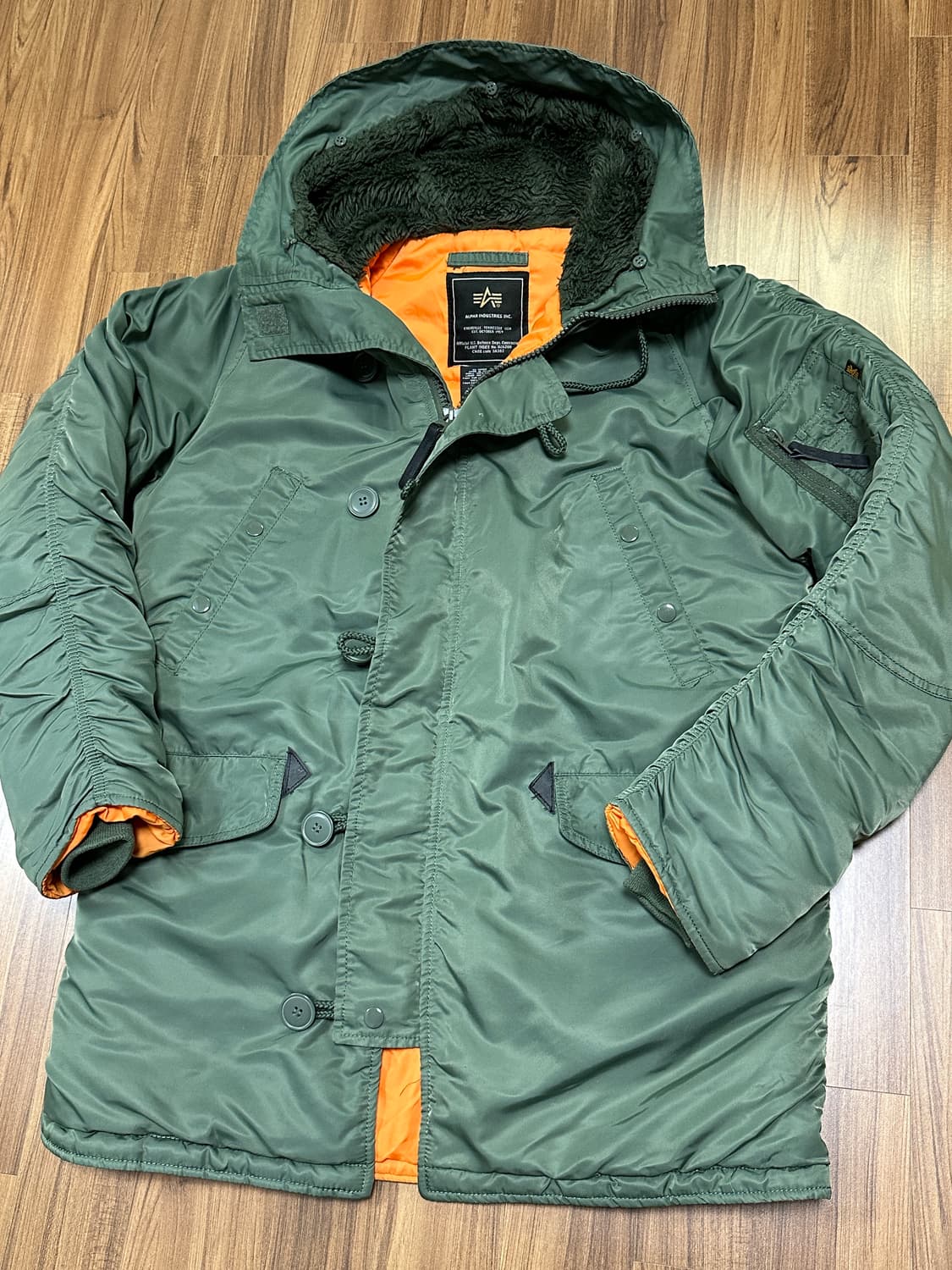 알파인더스트리 N3B 파카 M 상품이미지2