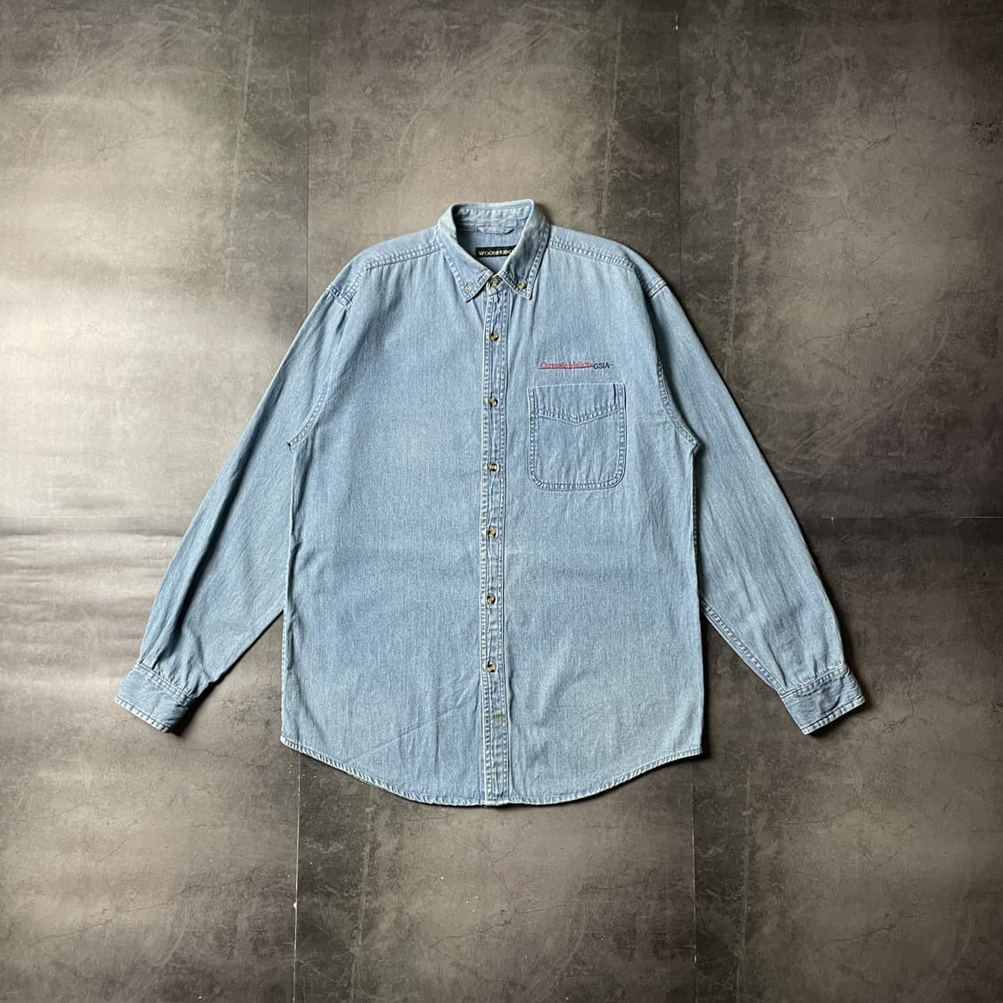 WOODBRIDGE 빈티지 코튼 데님 셔츠 A00631 상품이미지1