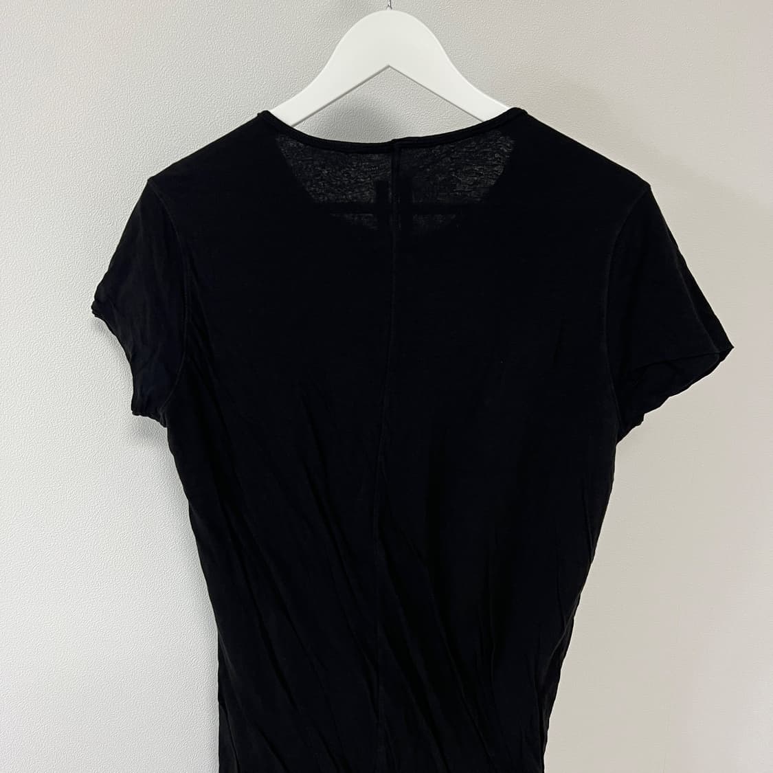 릭오웬스 15SS 다크쉐도우 여성 절개 티셔츠 블랙 상품이미지4