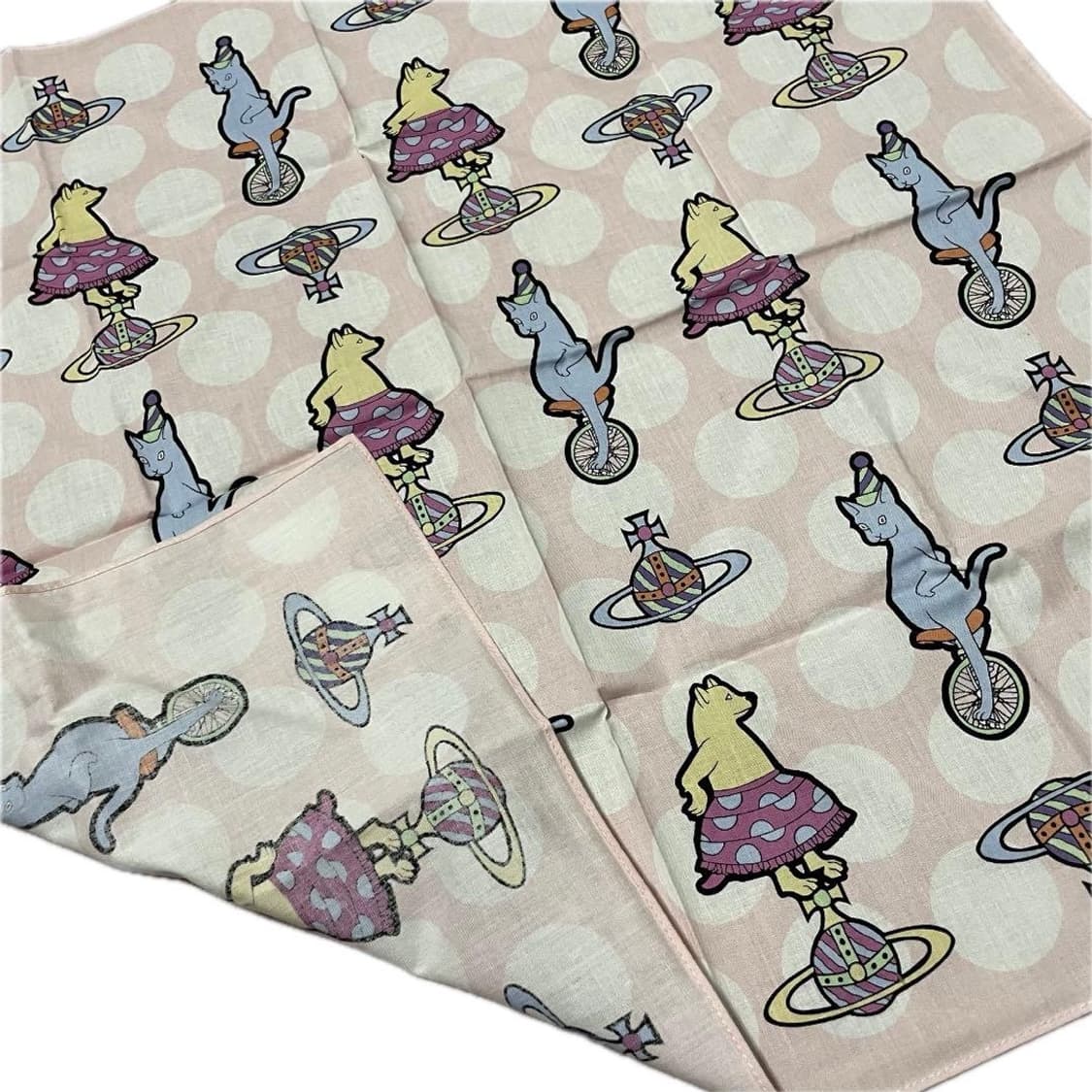 Vivienne Westwood 비비안 웨스트우드 미니스카프 손수건 핑크 상품이미지10