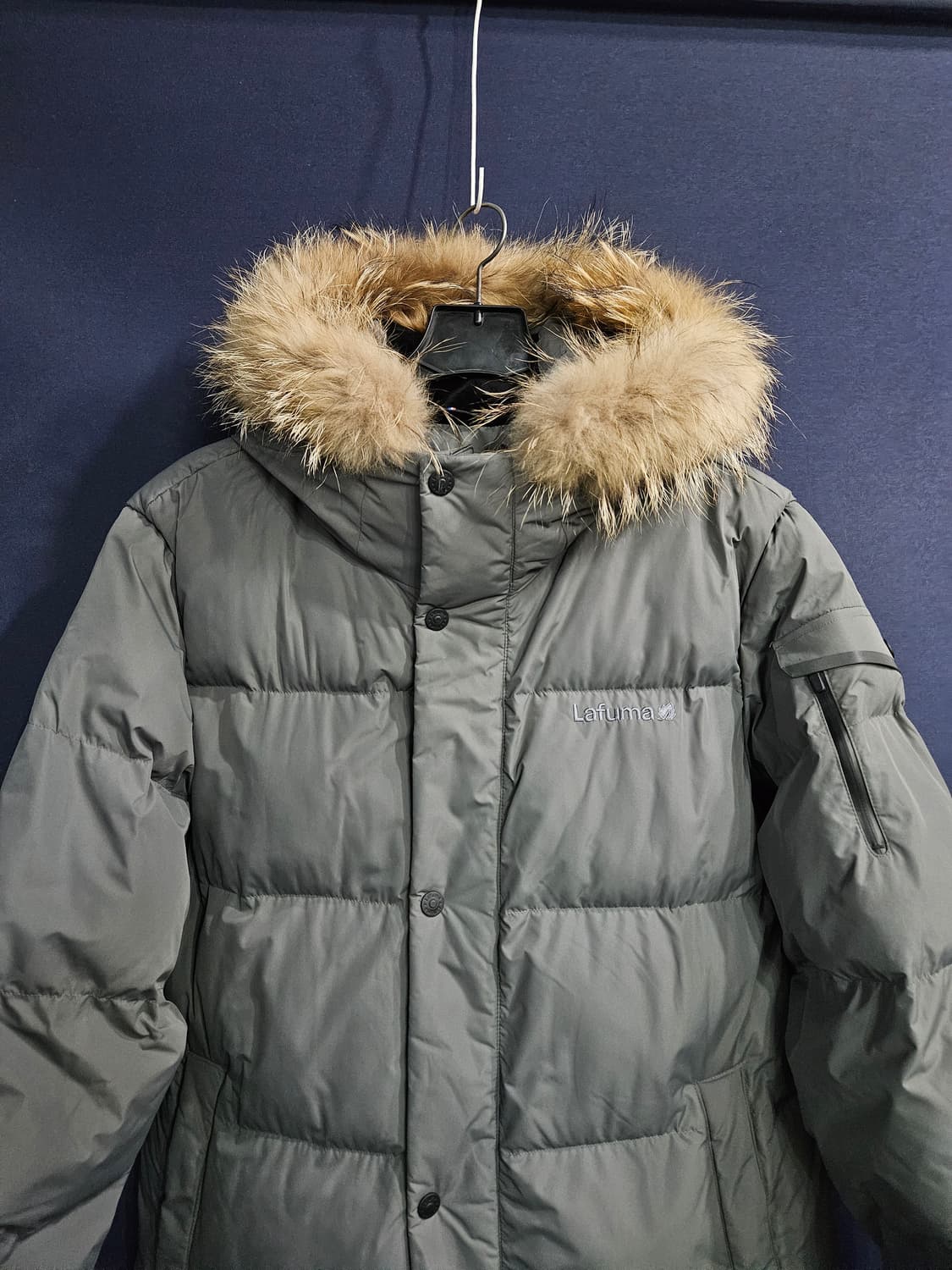 라푸마 라이트카키 남성 105 롱패딩  상품이미지7