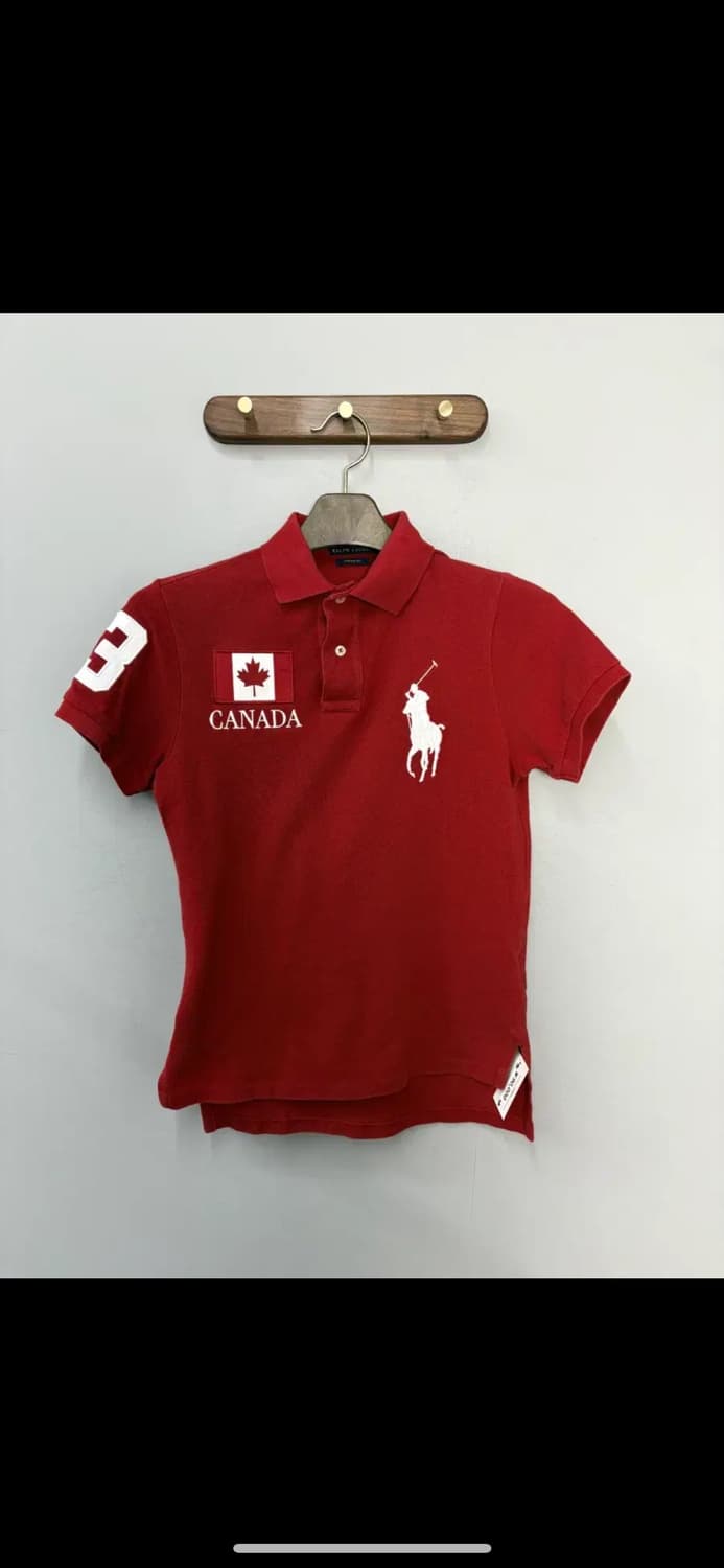 폴로랄프로렌 캐나다 빅포니 레드 폴로 셔츠 H2409 상품이미지2