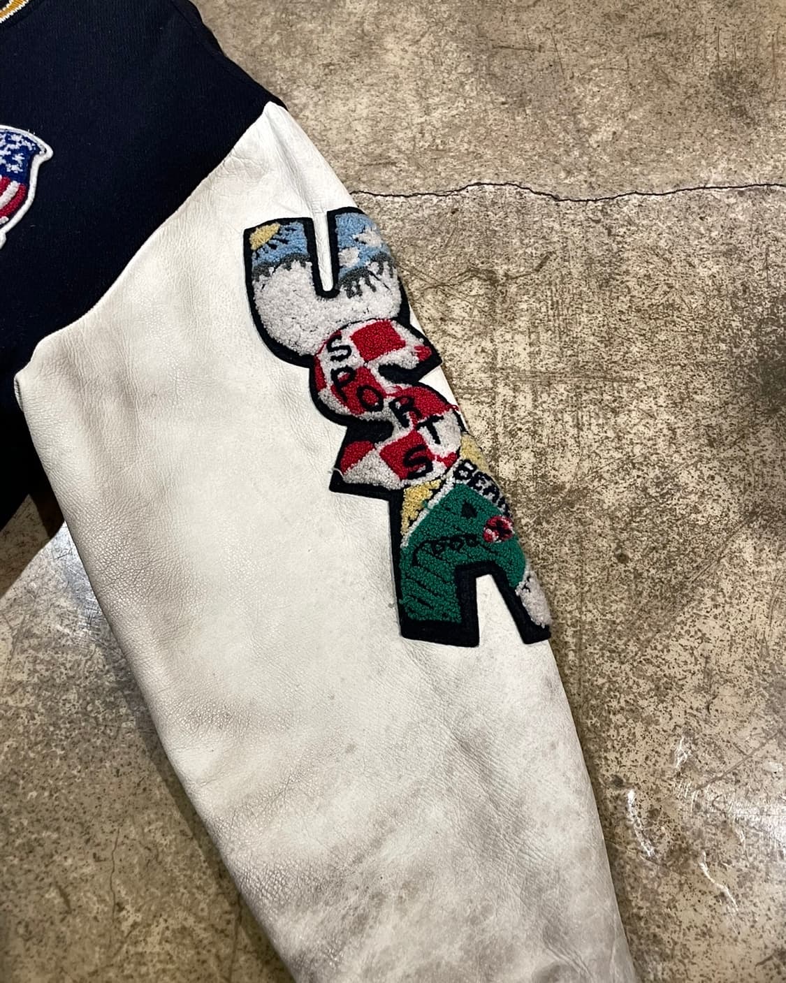 드림보이 패치워크 바시티 자켓 (B5110) 상품이미지5