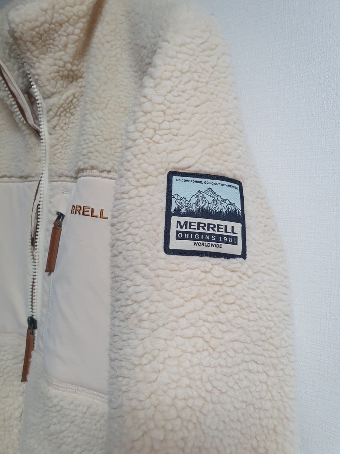 택포가 머렐 자켓 킹스피크 에디션 롱 플리스 아이보리 90 상품이미지3