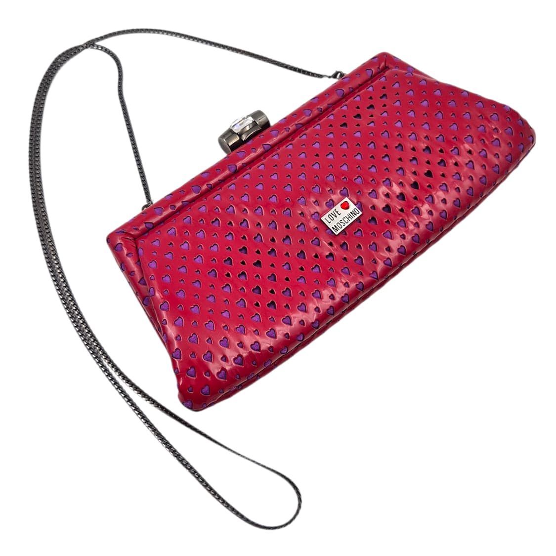 러브 모스키노 펀칭 하트 레더 3way 체인백 상품이미지2