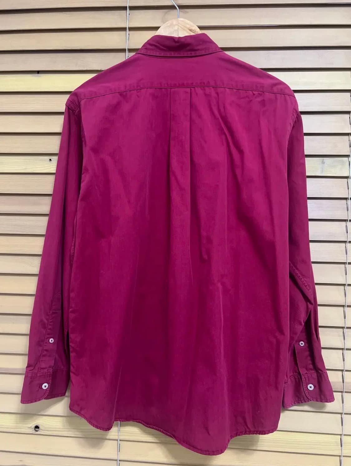 폴로랄프로렌 남성 레드코튼셔츠 M 상품이미지3