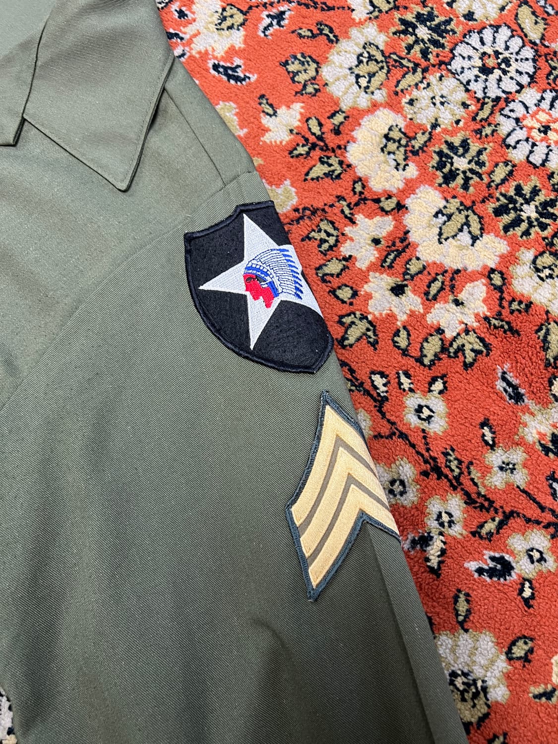 [15 1/2] 미군 OG-507 존레논 임진각 밀리터리 셔츠 상품이미지5