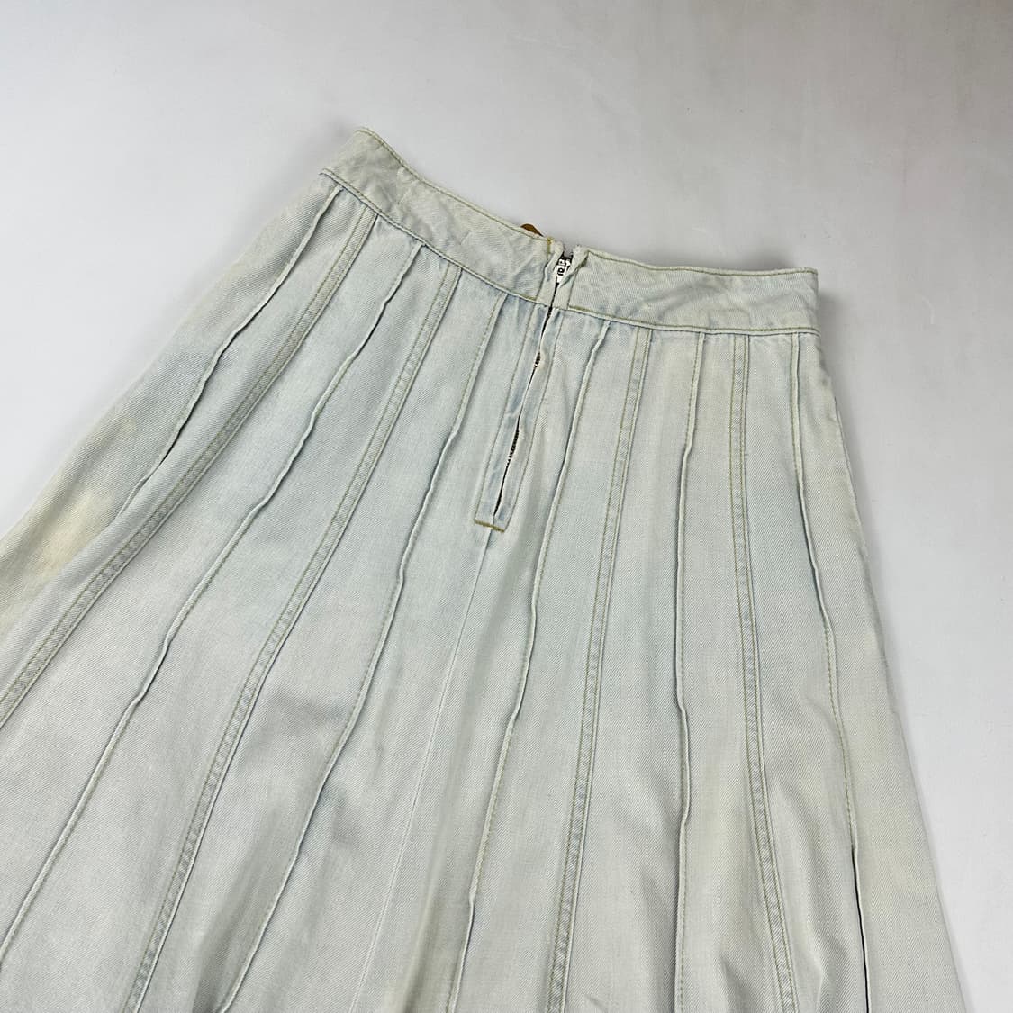 Sandro 산드로 데님 플레어 롱 스커트 상품이미지2