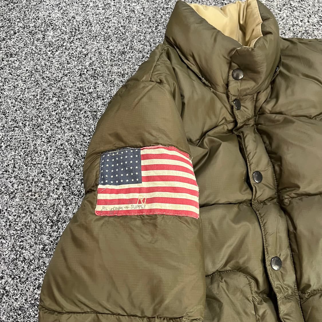 폴로 데님앤서플라이 성조기 패딩 XL 상품이미지3