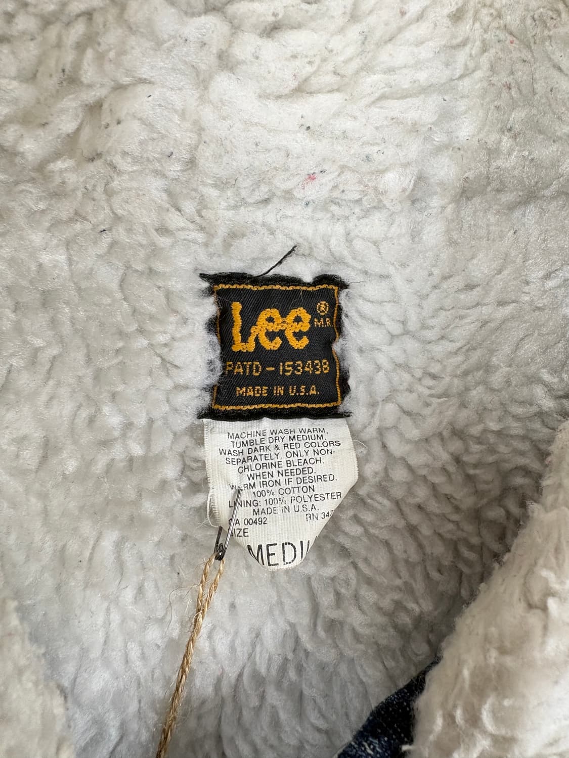 80s LEE 데님 쉐르파 자켓 상품이미지2
