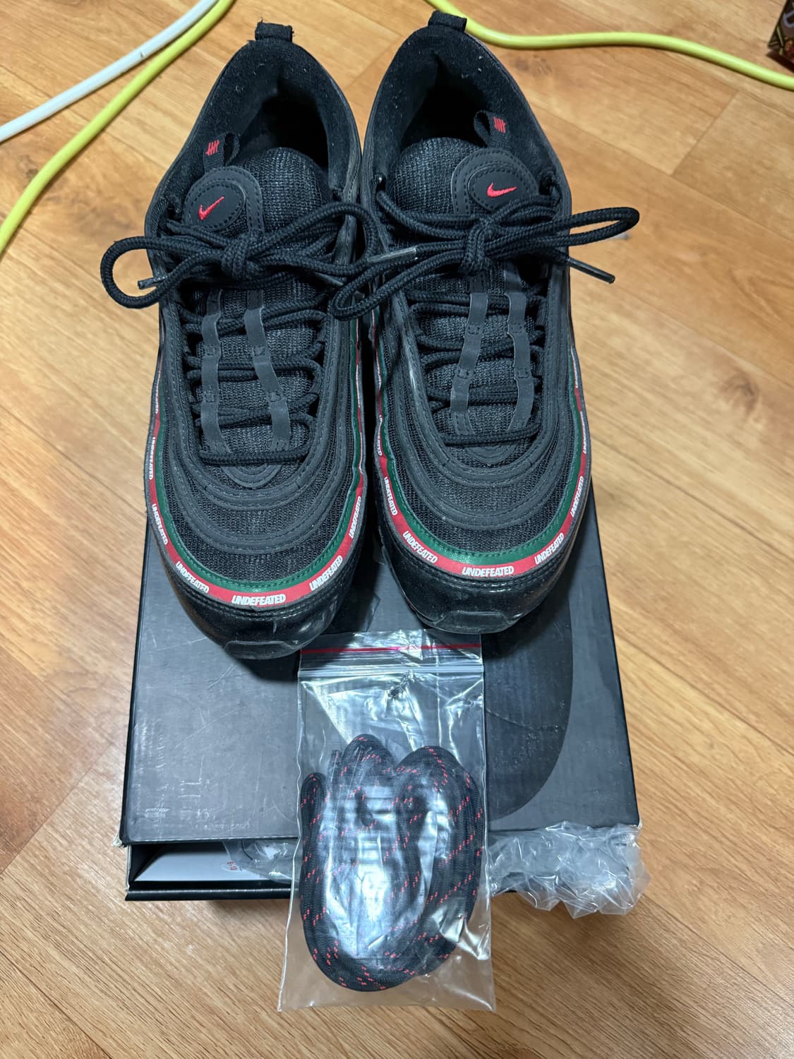 [250] 나이키 x 언디핏 에어맥스97 블랙 상품이미지4