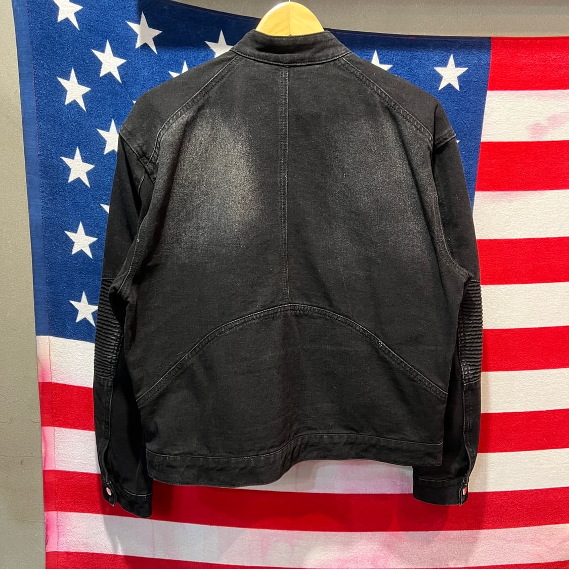 차이나카라 블랙데님 자켓 상품이미지2