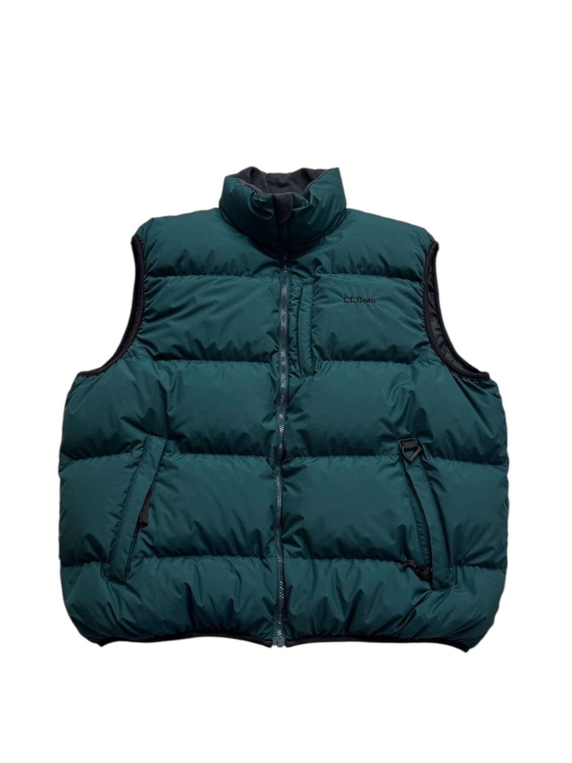 00s 엘엘빈 아웃도어 립스탑 구스다운 베스트 상품이미지1